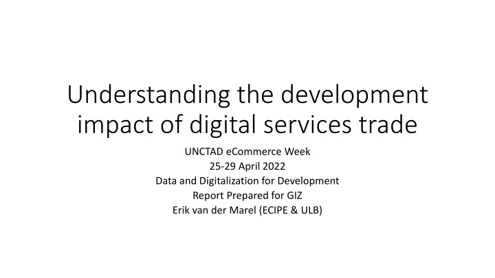 understanding the development impact of digital