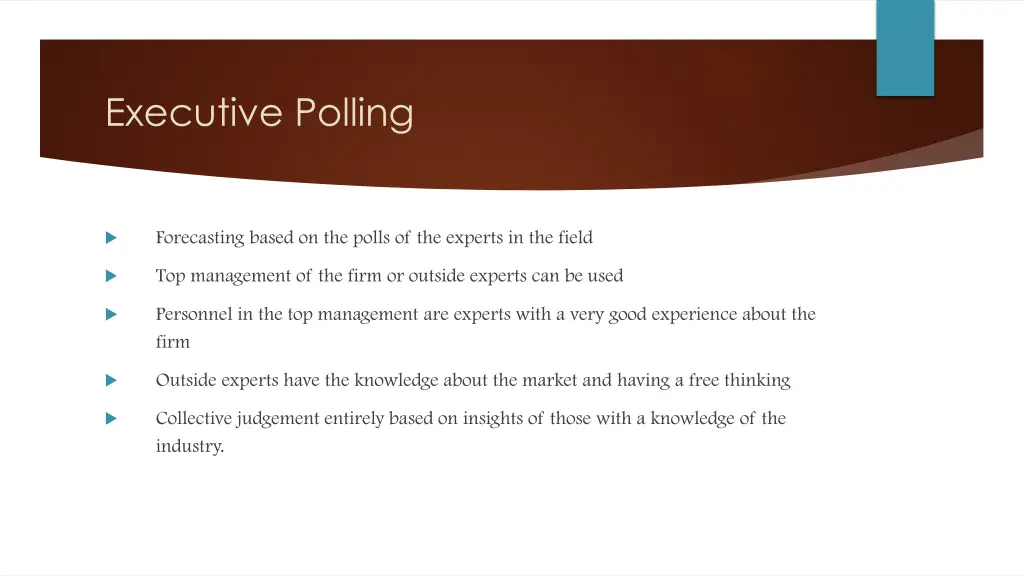 executive polling