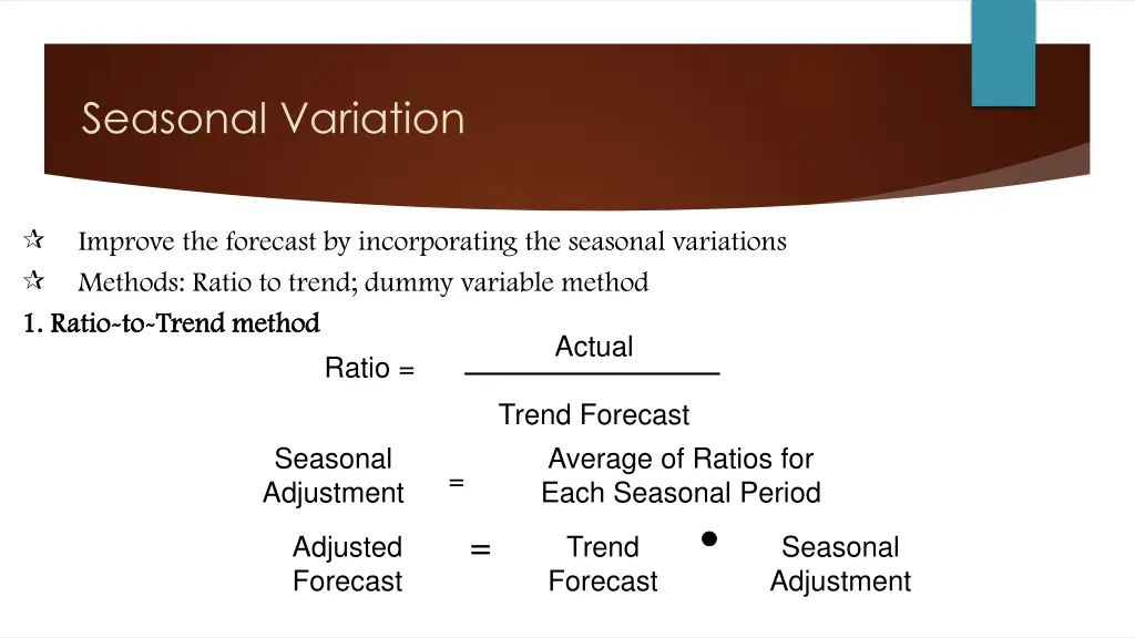 seasonal variation