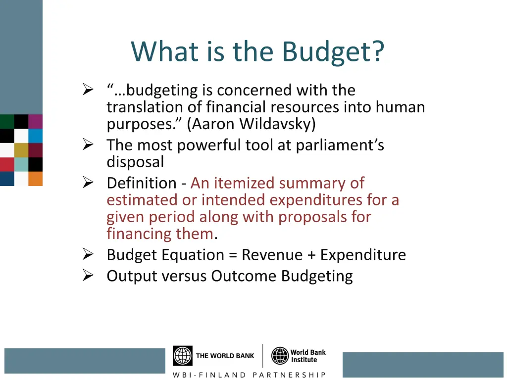 what is the budget