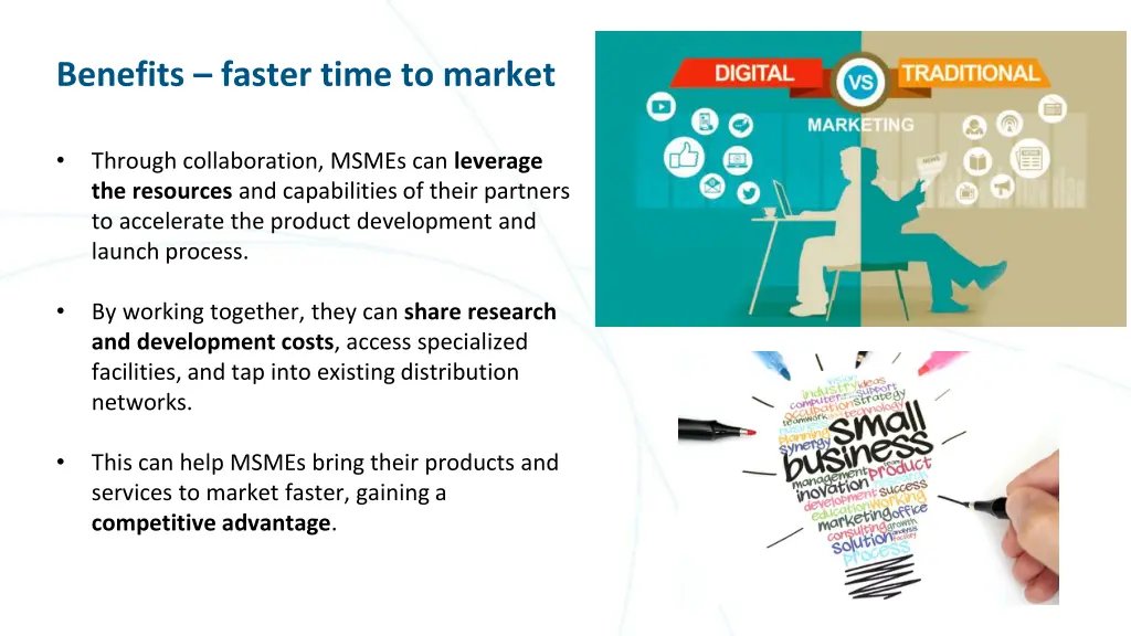 benefits faster time to market