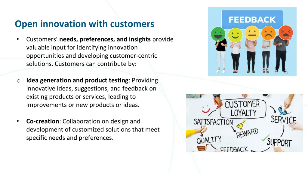 open innovation with customers