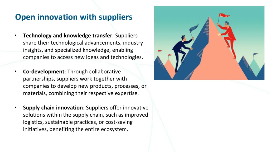 open innovation with suppliers