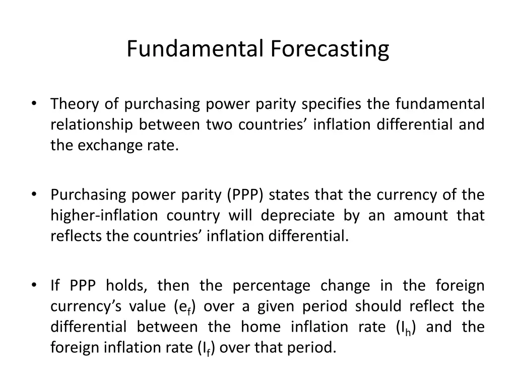 fundamental forecasting 3