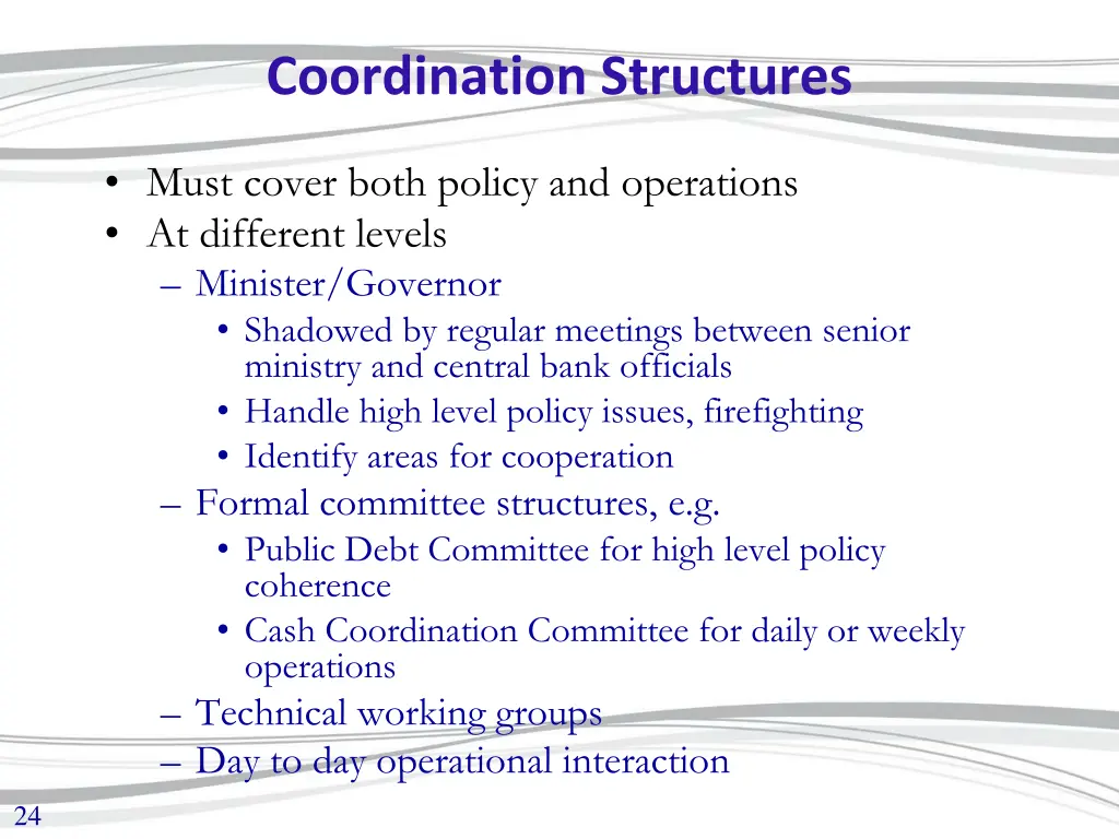 coordination structures