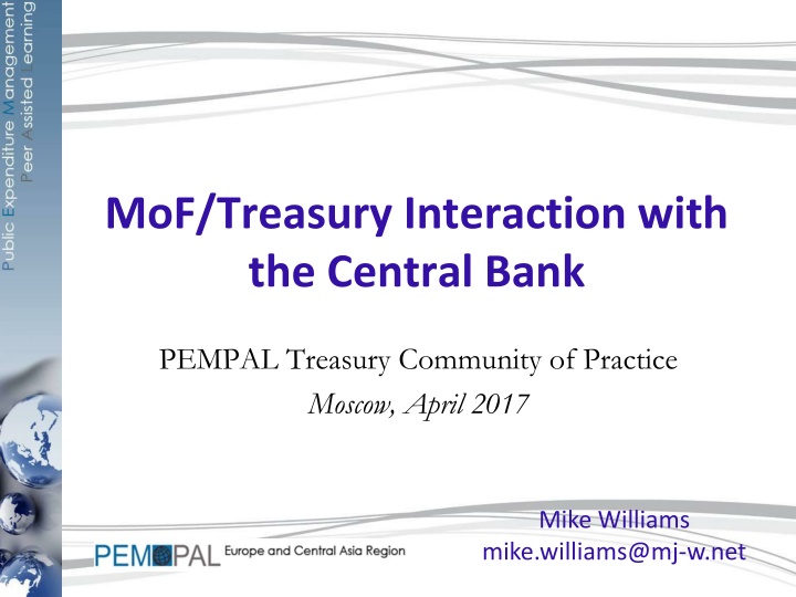 mof treasury interaction with the central bank