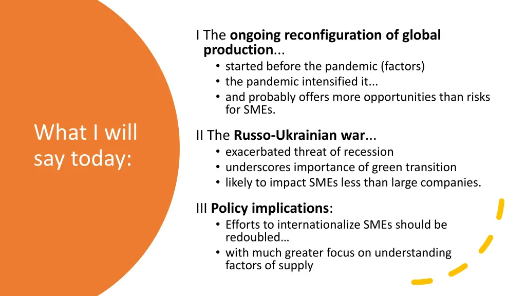 i the ongoing reconfiguration of global