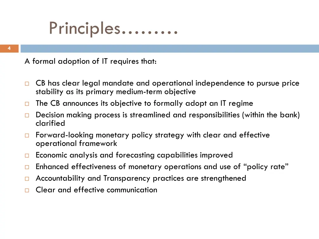 principles