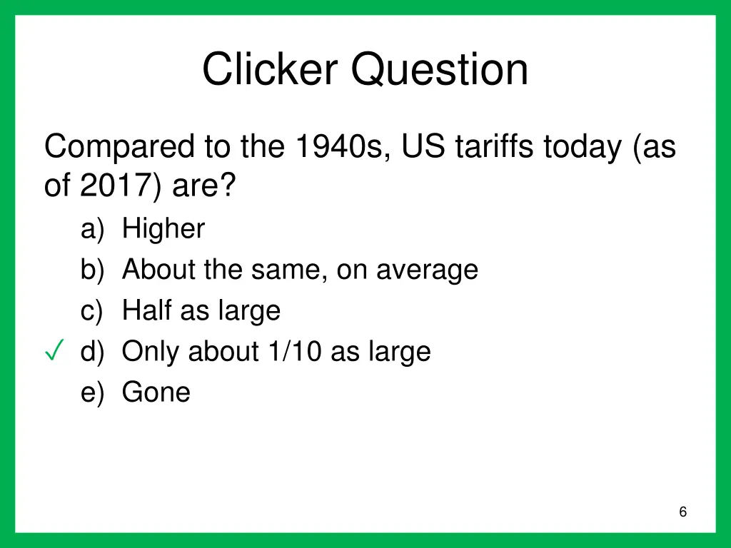 clicker question 1