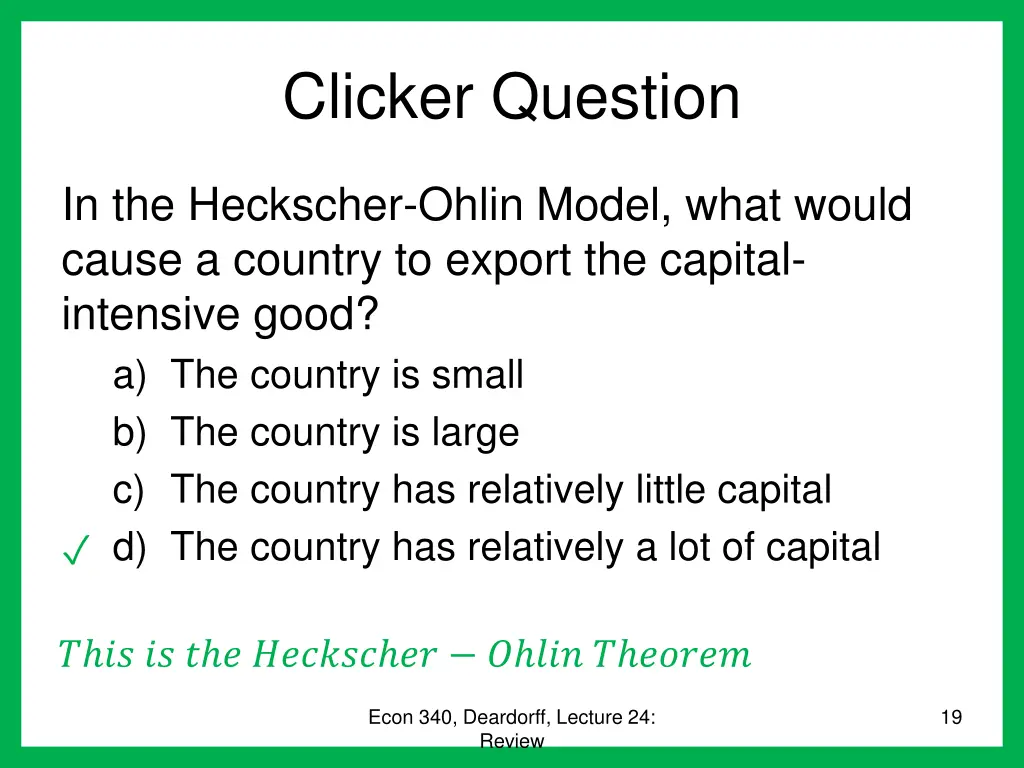 clicker question 8