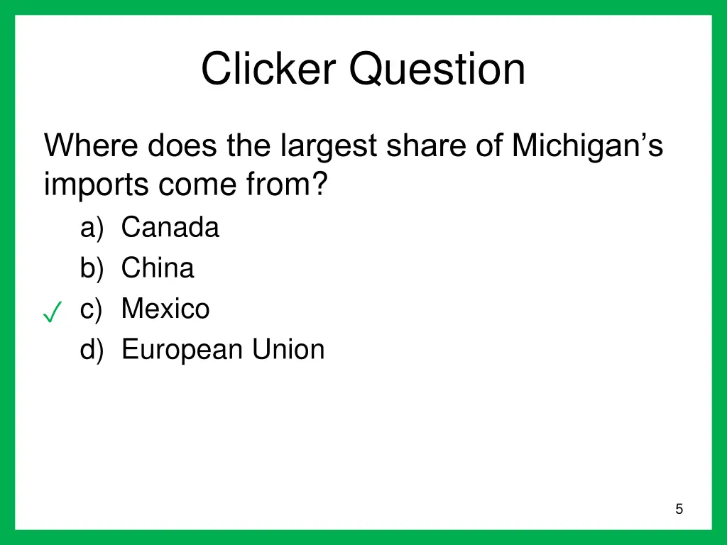 clicker question