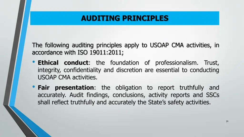 auditing principles