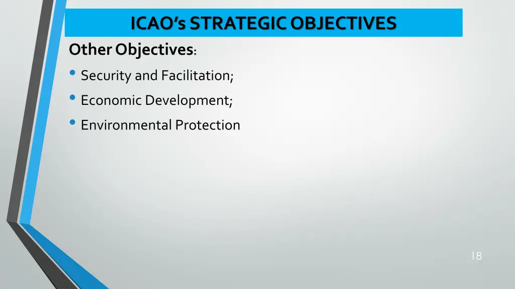 icao s strategic objectives other objectives