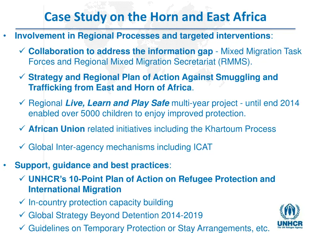 case study on the horn and east africa