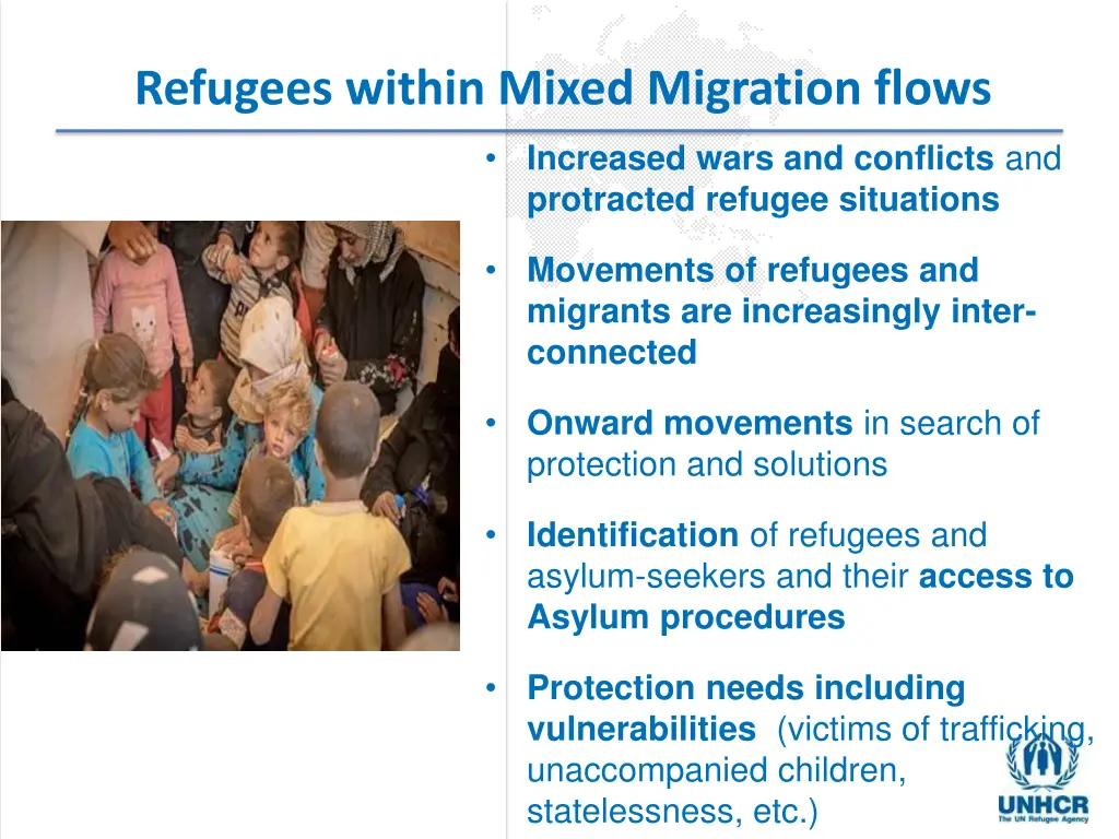 refugees within mixed migration flows