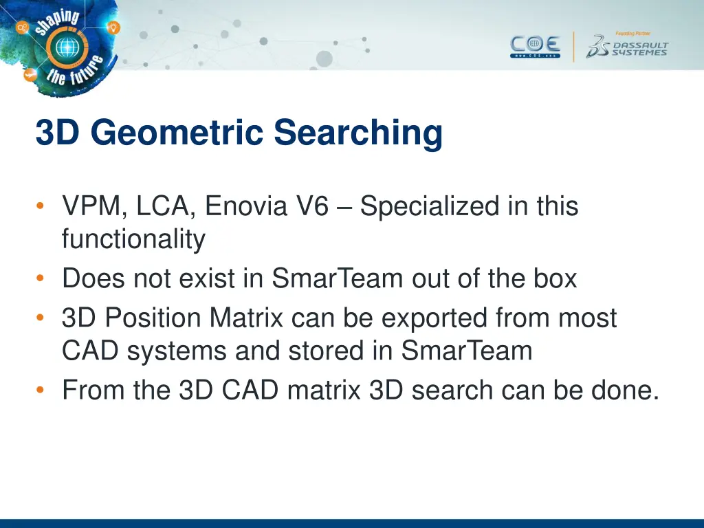 3d geometric searching