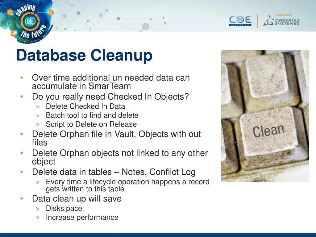 database cleanup
