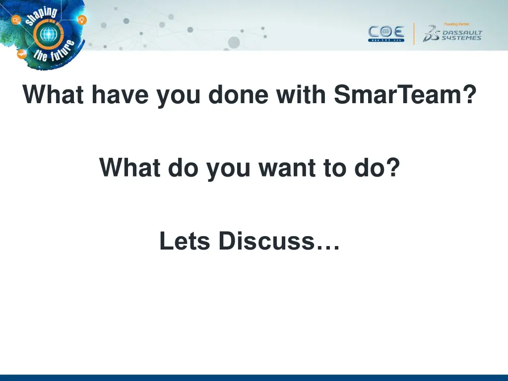 what have you done with smarteam