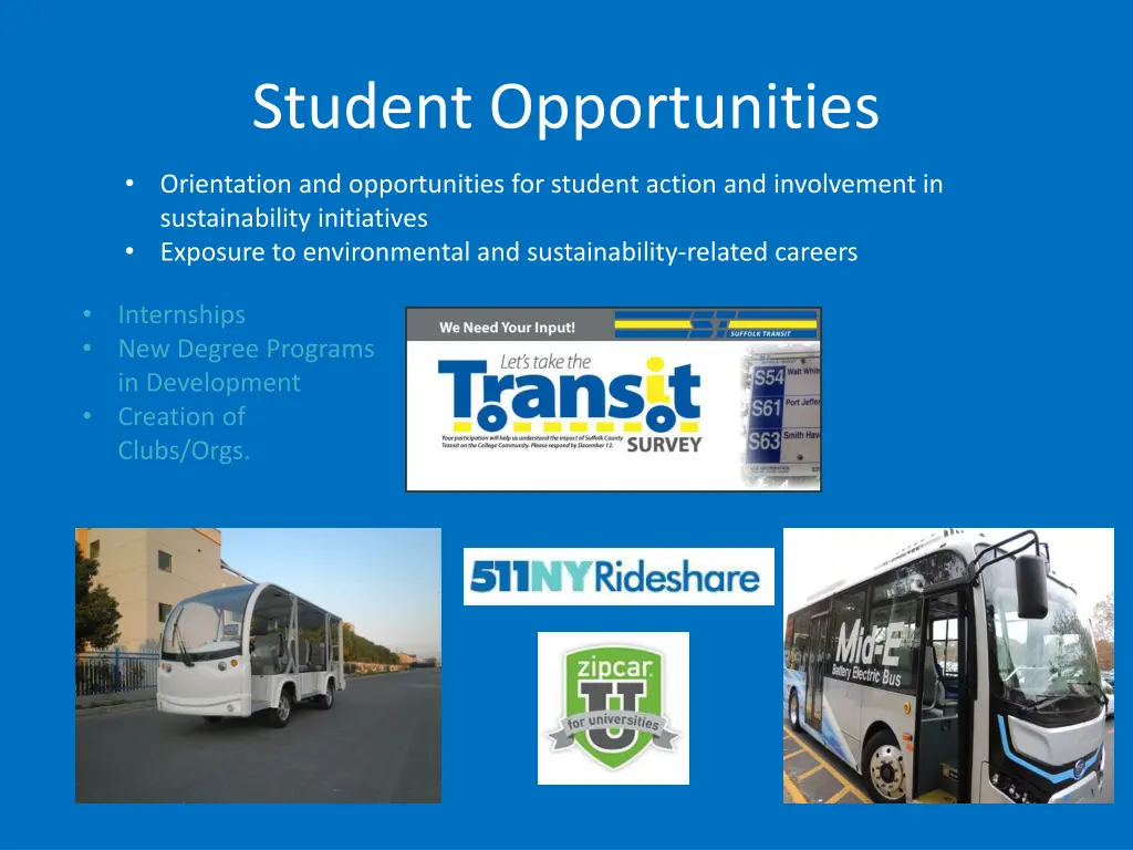 student opportunities