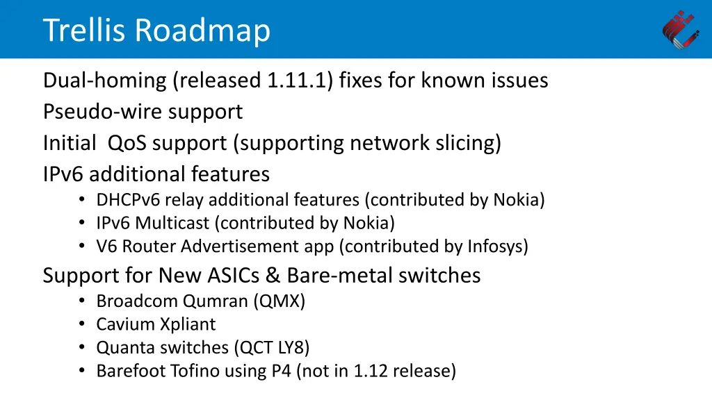 trellis roadmap