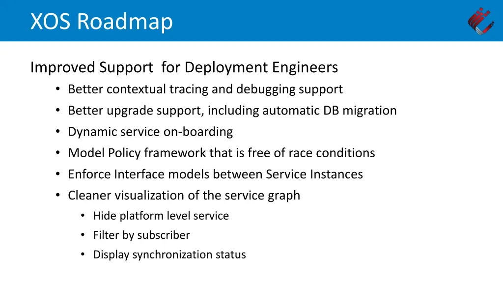 xos roadmap 1