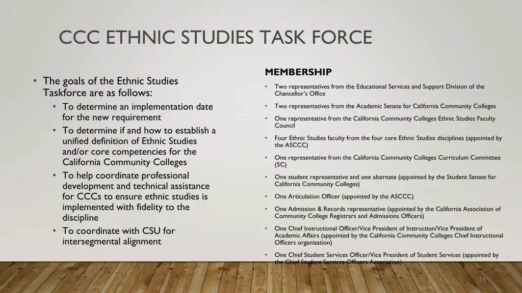 ccc ethnic studies task force