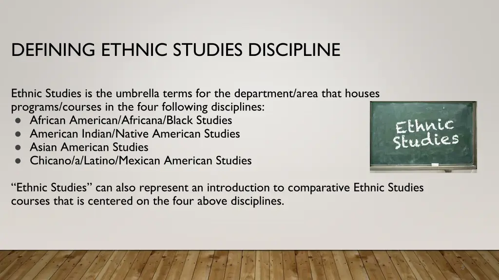 defining ethnic studies discipline