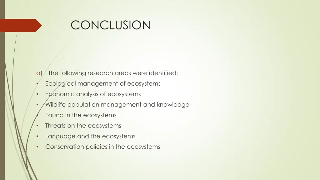 conclusion