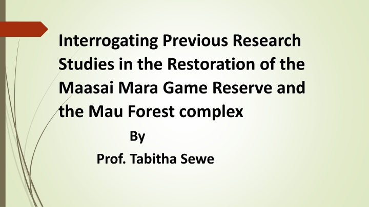 interrogating previous research studies