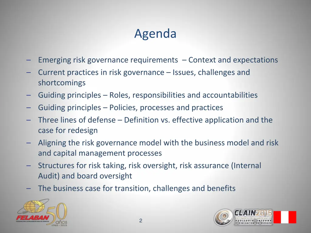 agenda