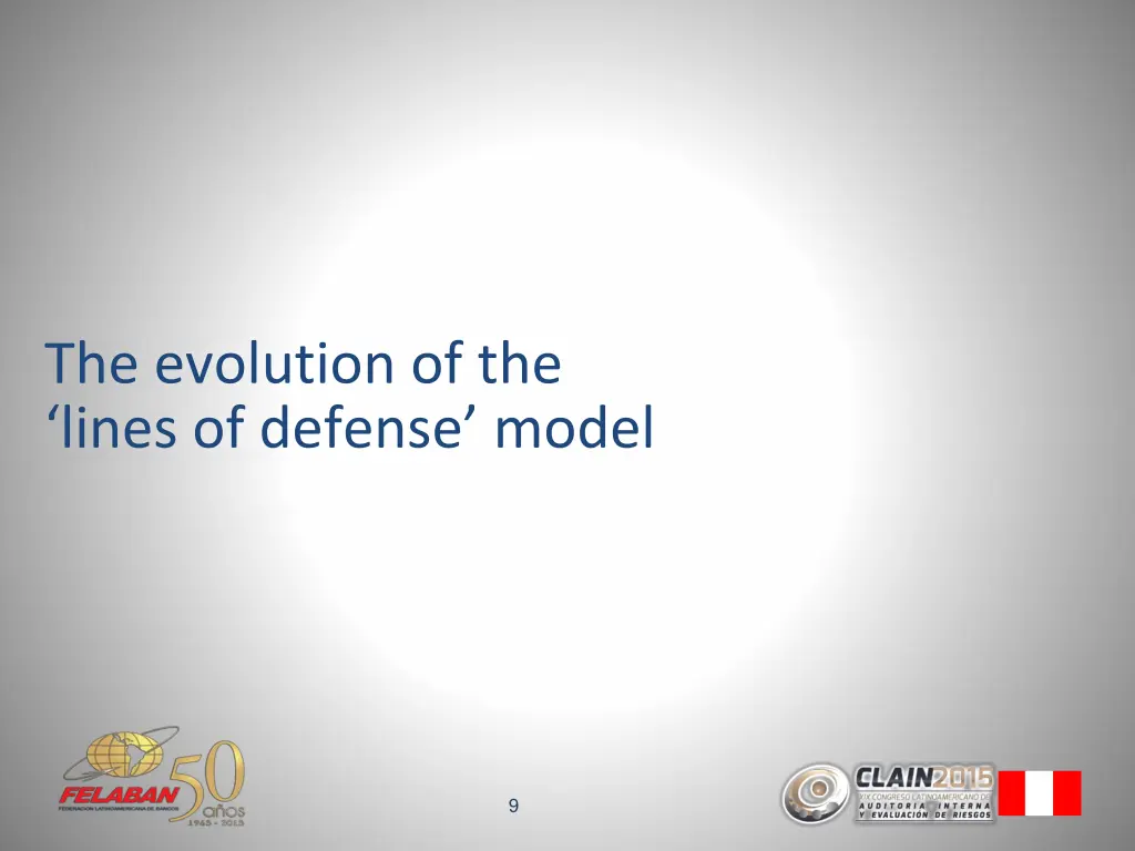 the evolution of the lines of defense model