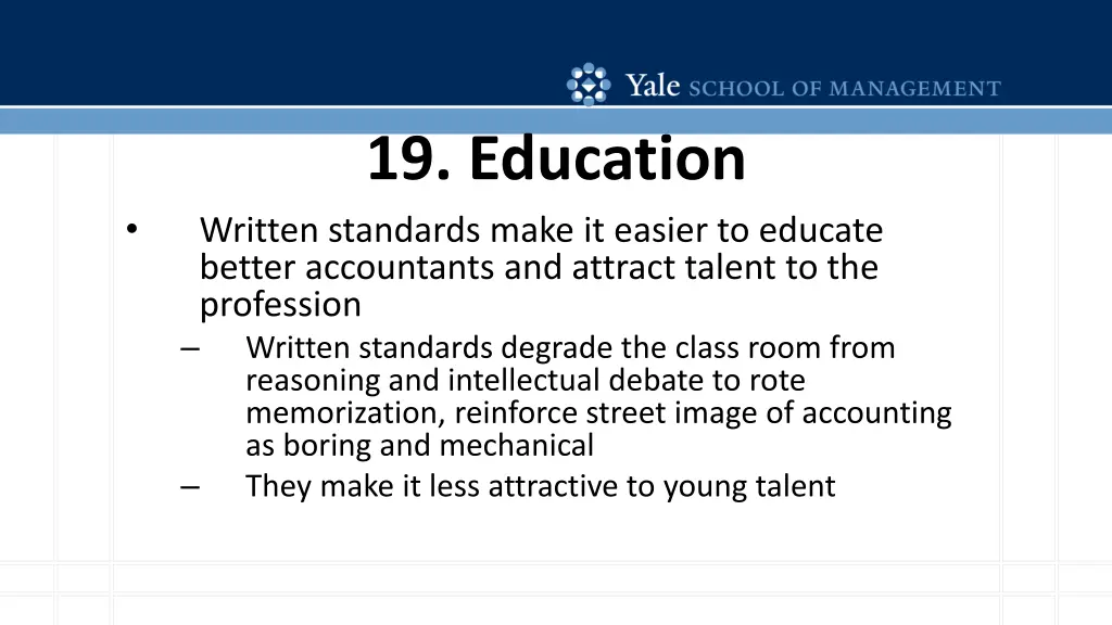 19 education written standards make it easier
