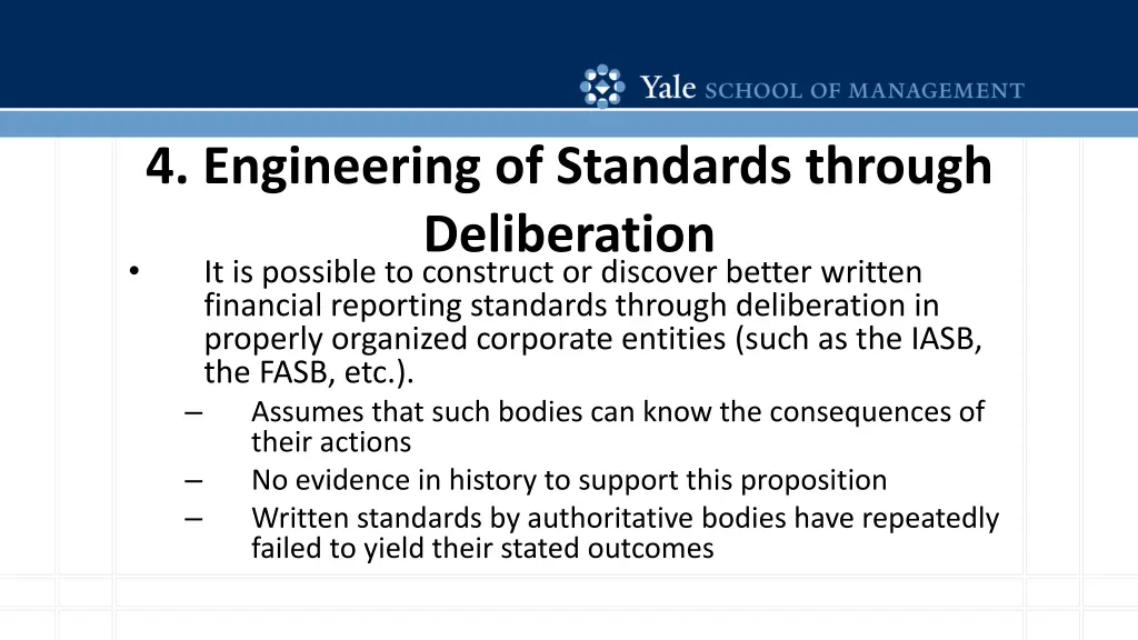 4 engineering of standards through deliberation