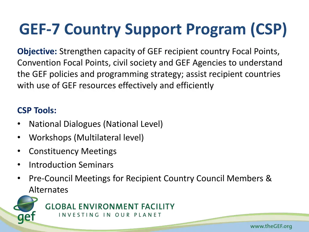 gef 7 country support program csp