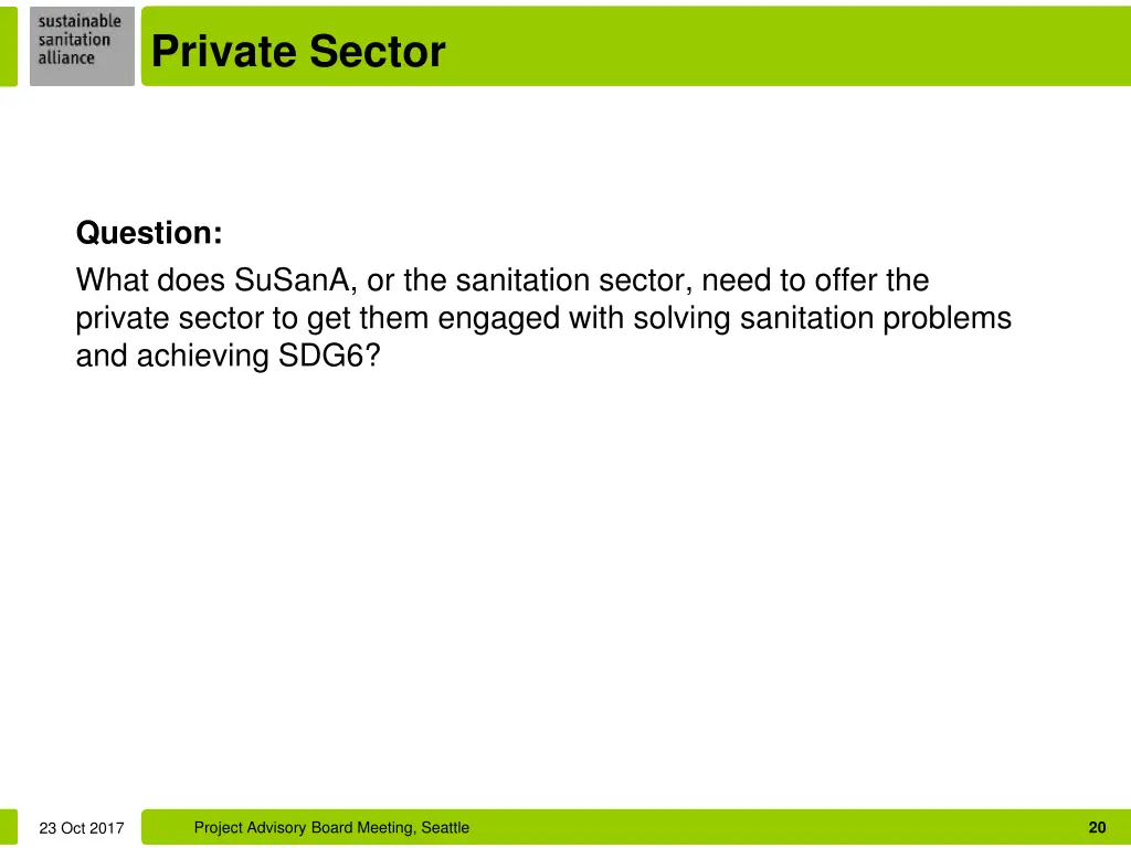 private sector