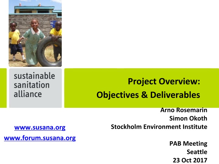 project overview objectives deliverables