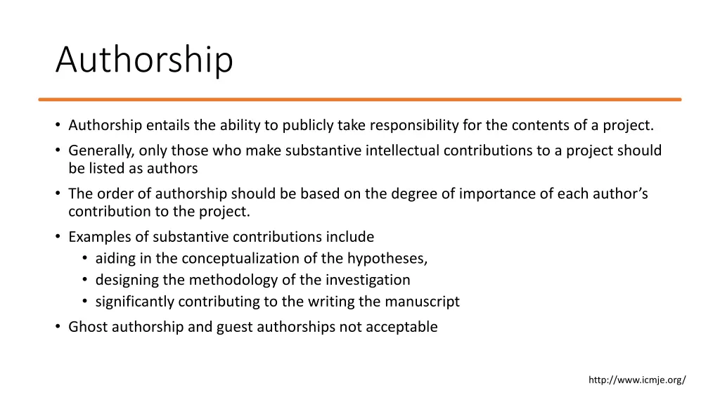 authorship 1