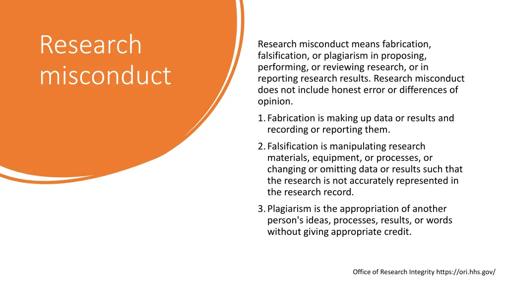 research misconduct
