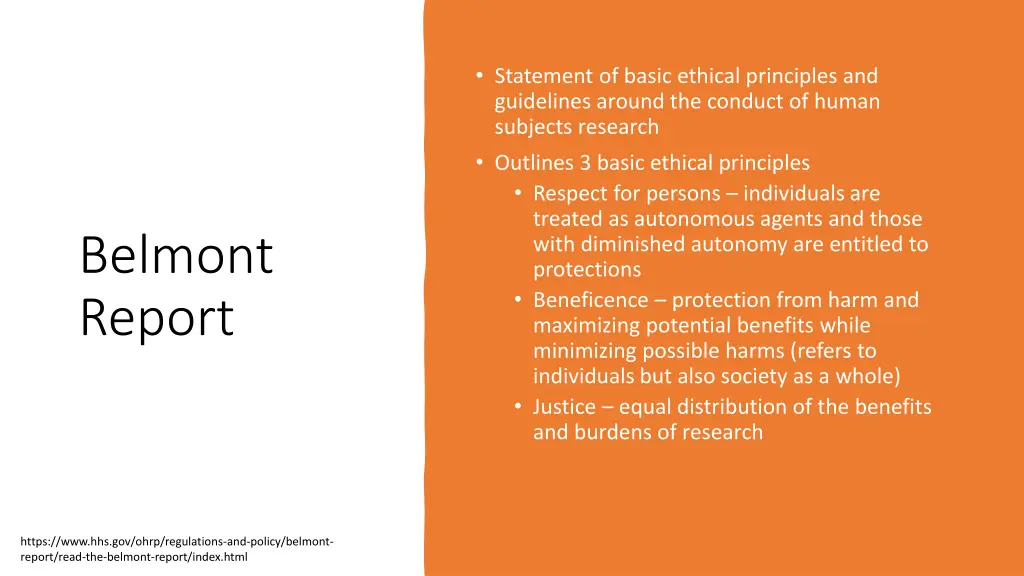 statement of basic ethical principles