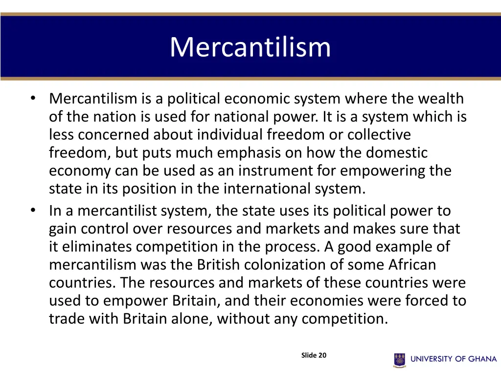 mercantilism