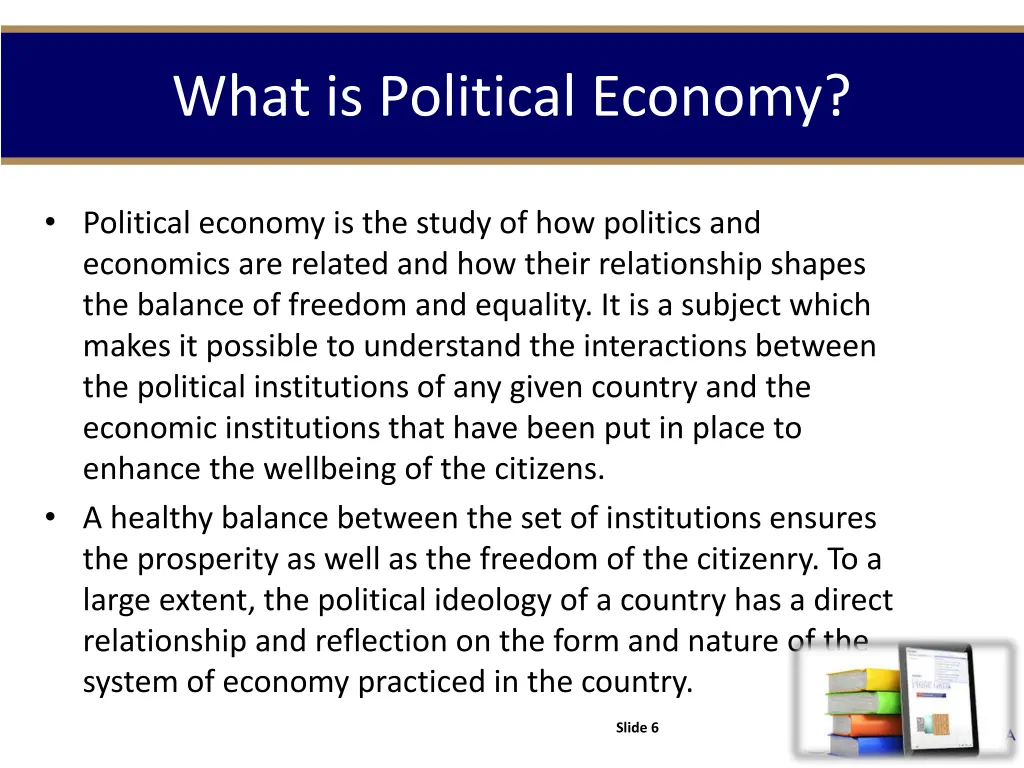 what is political economy