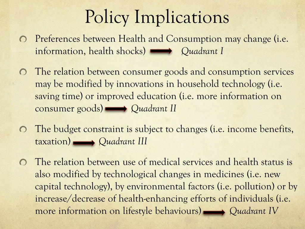 policy implications