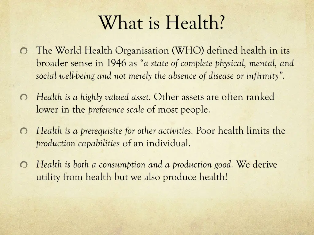 what is health