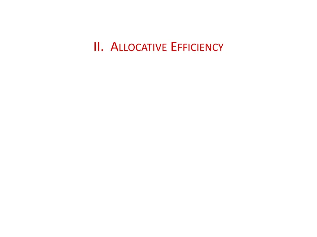 ii a llocative e fficiency