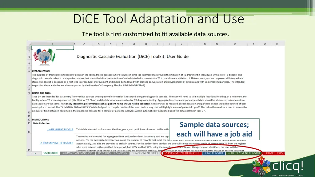 dice tool adaptation and use