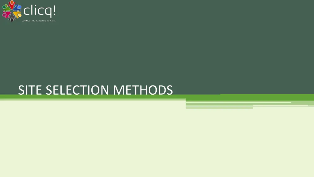 site selection methods