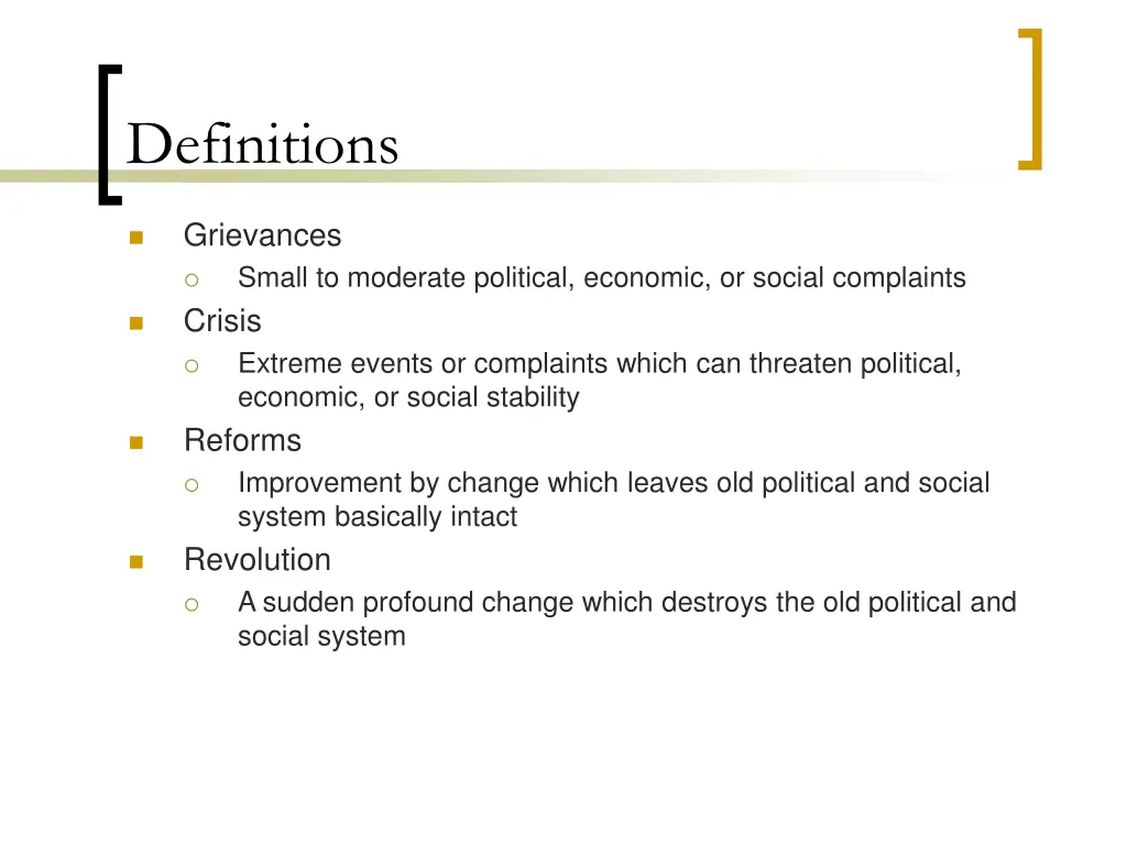 definitions