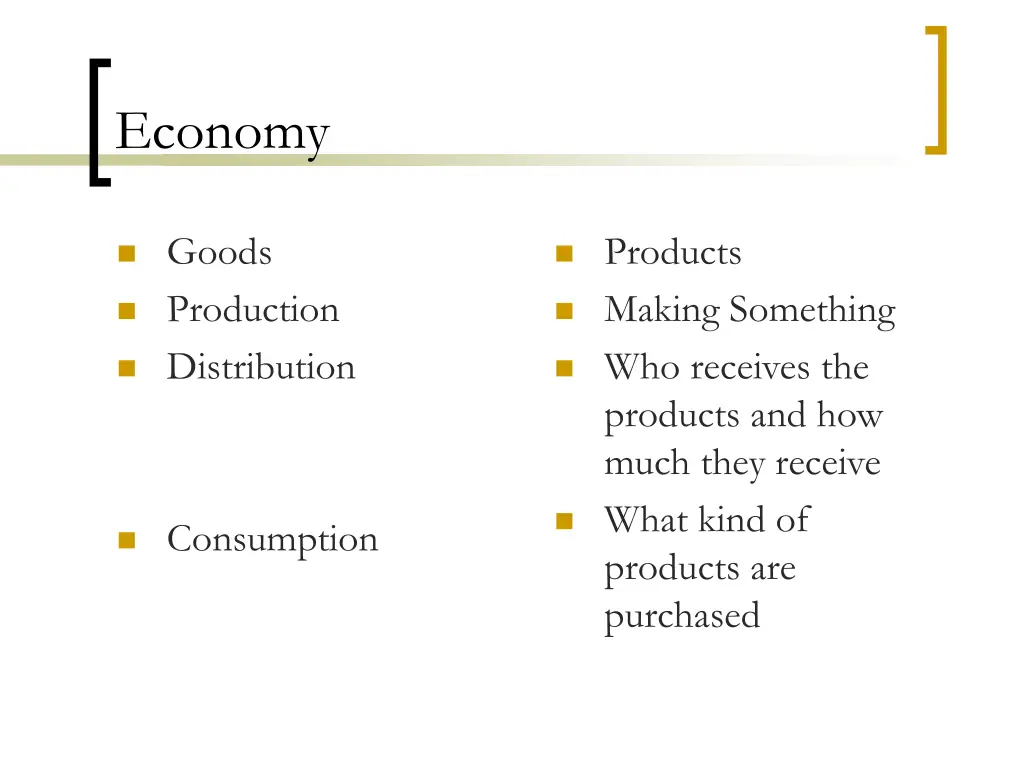 economy 1