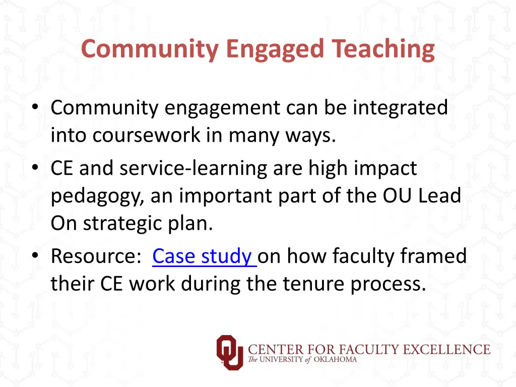 community engaged teaching