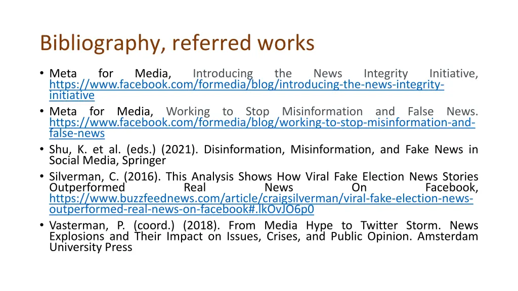 bibliography referred works 1